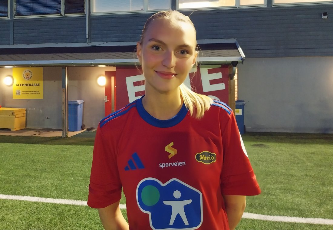 Debutant Mia Nilsen hadde full kontroll i midtforsvaret, og var skuffet over motstanderen.