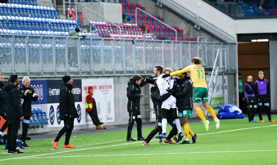 Keeper Hagerup med mål