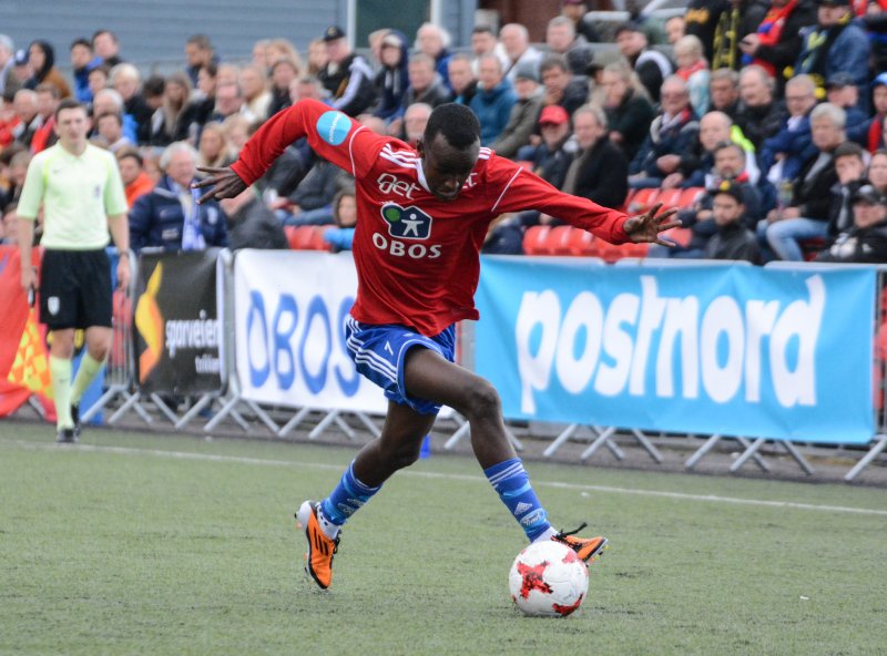Ballsikre Hassan, her i fint driv på Nordre Åsen. 