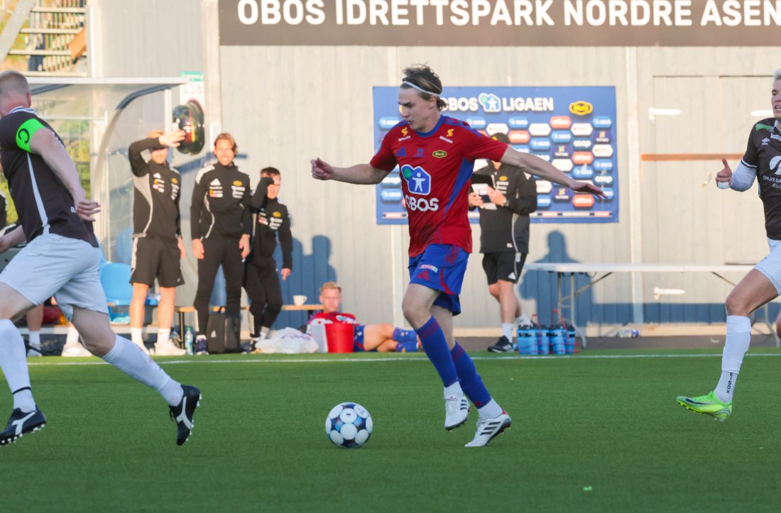Abel Stensrud kom inn under kampen mot Mjøndalen. Foto: Vidar Ruud