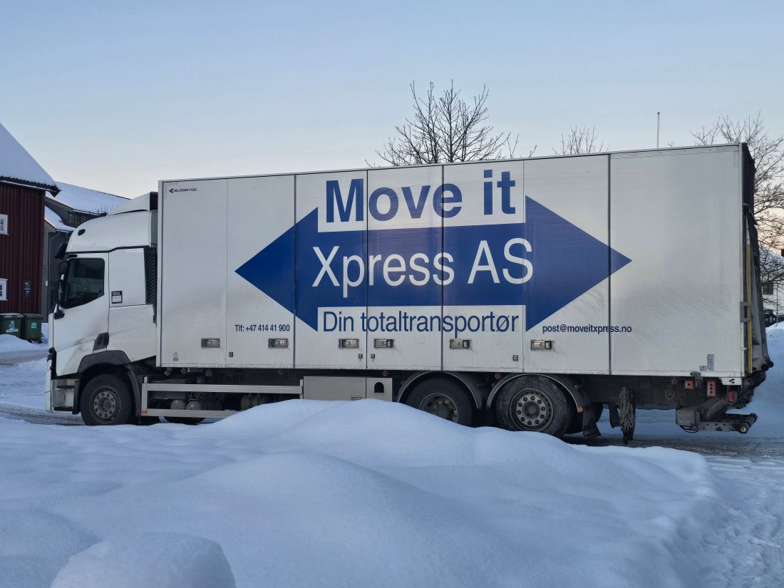 En av 12 biler i flåten