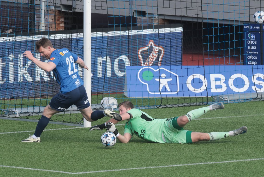 Marcus Andersen hadde flere viktige redninger.