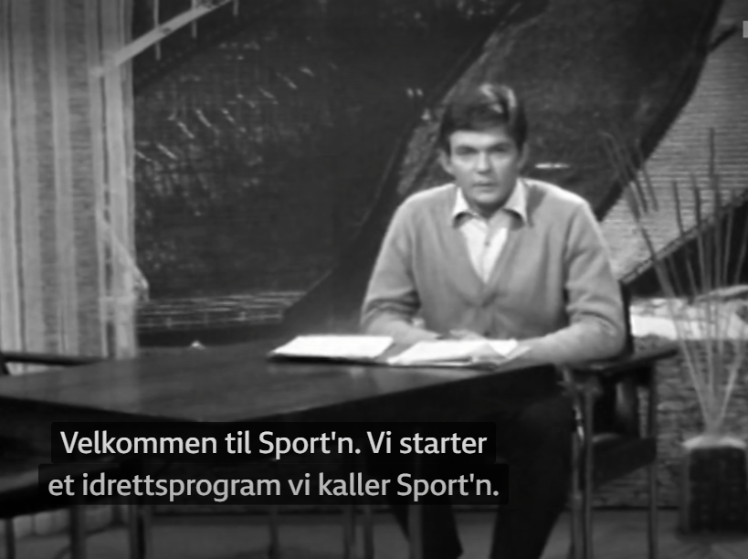 Kjell var et fast innslag på TV på 60-tallet. Faksimilie NRK.