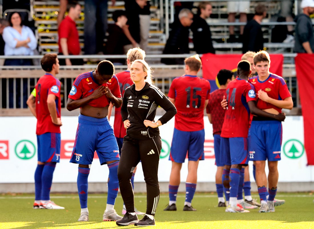 Skeidtrener Vilde Rislaa har fått mye å tenke på etter kampen. Foto: Vidar Ruud.