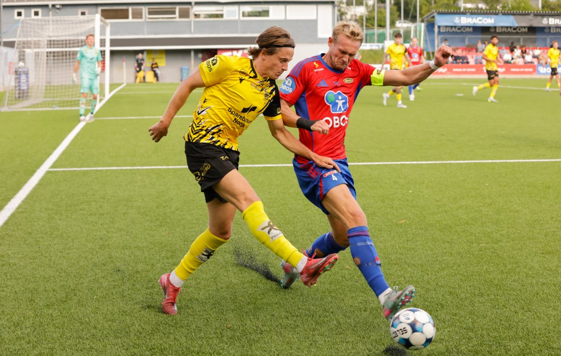 Kaptein Per-Magnus Steiring måtte gå av banen etter 68. minutter. Foto: Vidar Ruud