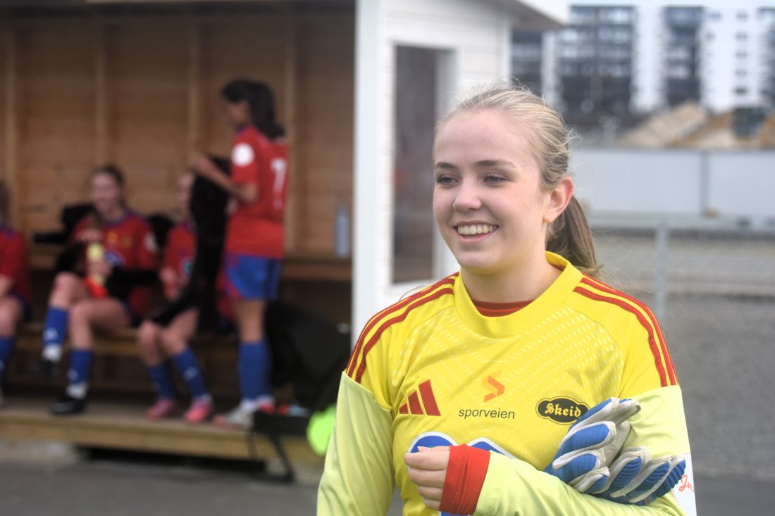 Vilde Grande Vasset spilte en god kamp i mål tross stortapet.