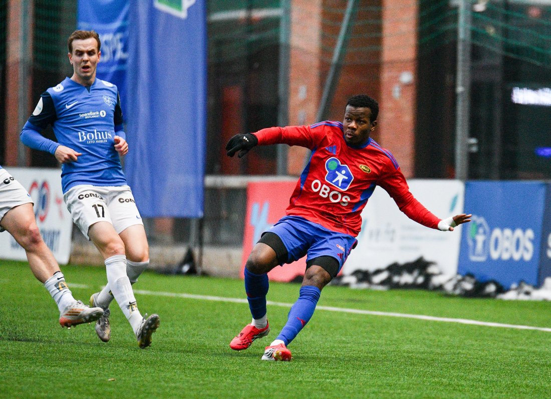 Boubacar Ba var litt for hard på labben i en takling og ble utvist.