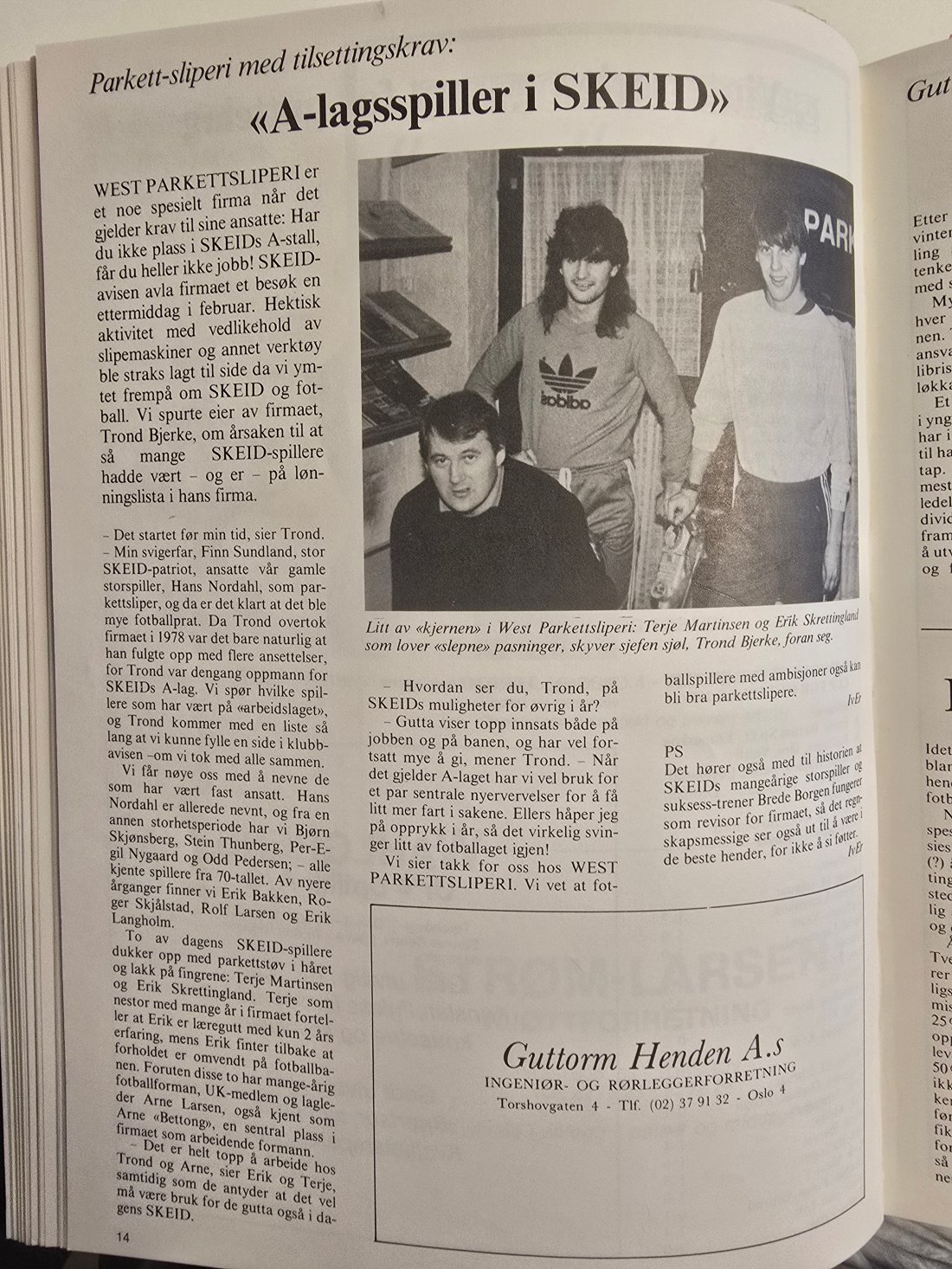 Parkett-sliperi med tilsettingskrav